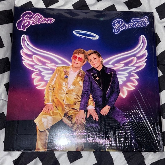 Elton John/Brandi Carlile Signed Vinyl - Picture 3 of 3